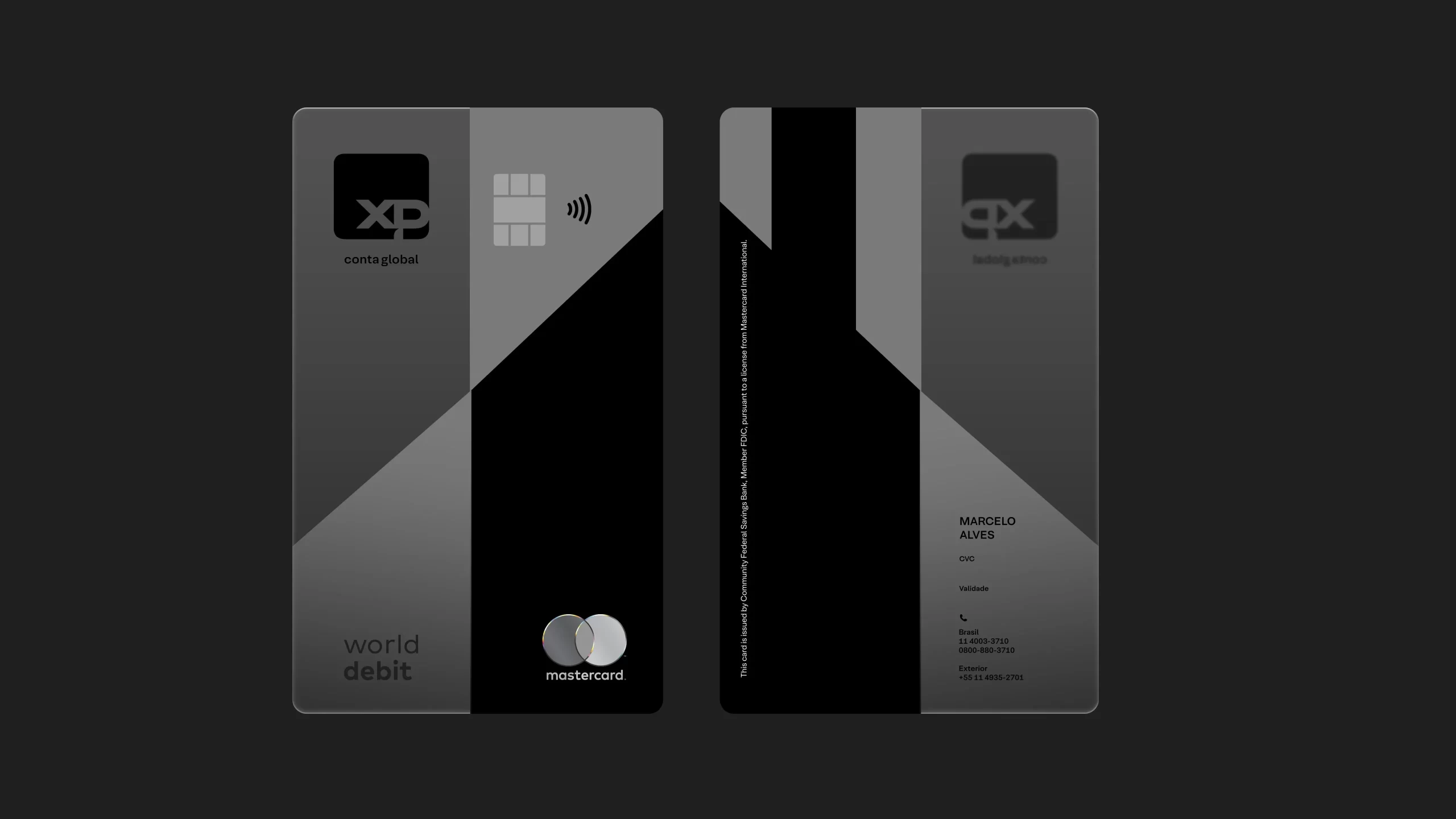 XP Investimentos Lança Conta Global com Cartão de Débito Mastercard