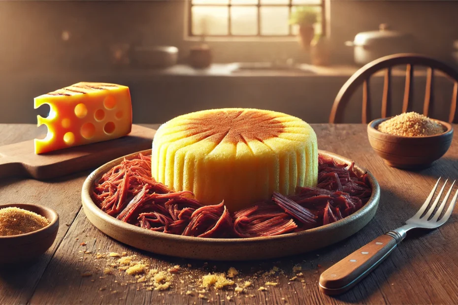 cuscuz nordestino com carne de sol